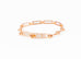 Hermes Rose Gold Diamond Kelly Chaine Bracelet ST