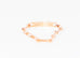 Hermes Rose Gold Diamond Kelly Chaine Bracelet ST
