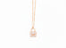 Hermes Rose Gold Amulettes Constance Pendant Necklace