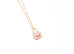 Hermes Rose Gold Amulettes Constance Pendant Necklace