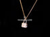 Hermes Rose Gold Amulettes Constance Pendant Necklace