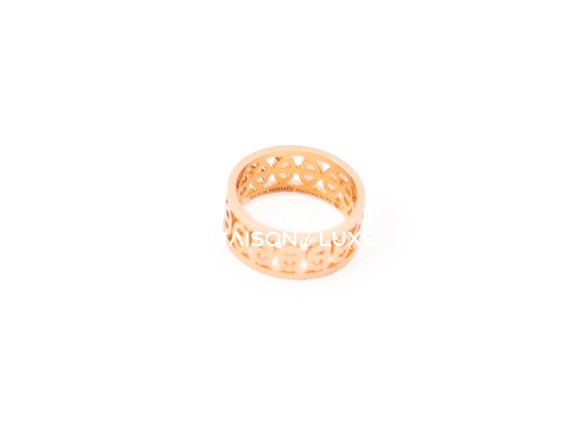 Chaine d'ancre Divine ring, small model