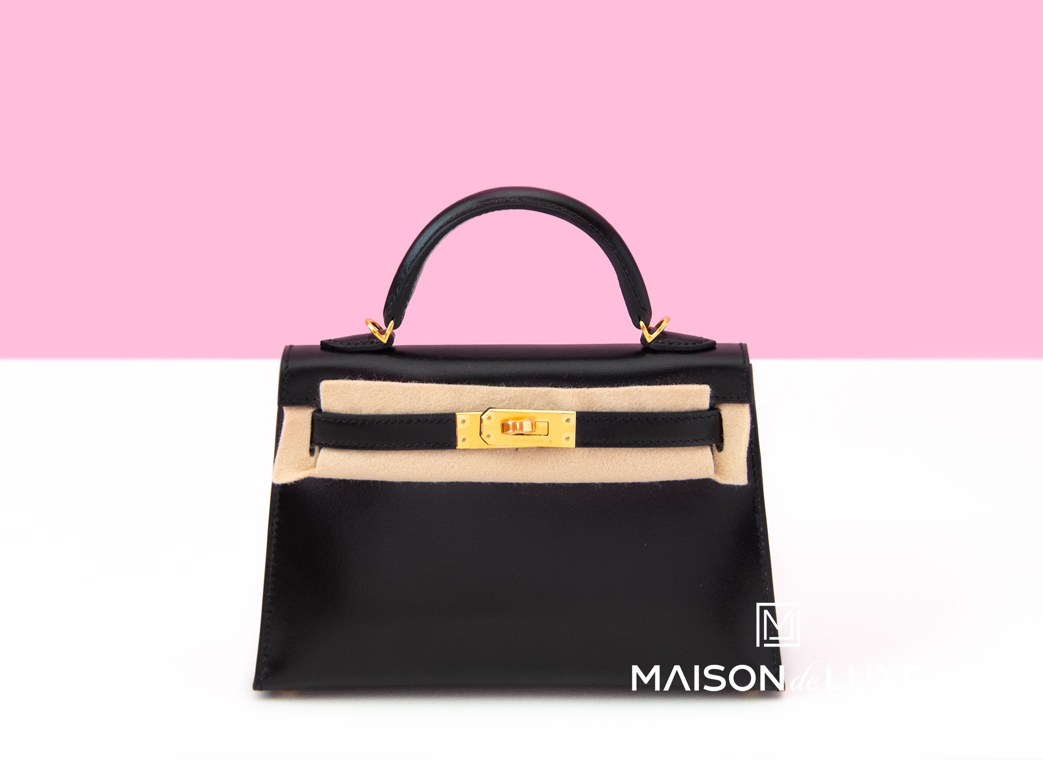 Hermès HERMES Mini Kelly bags 20 in black leather - 101214 ref.943893 -  Joli Closet