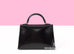 Hermes Mini Kelly II 20 Black Box Gold Hardware