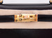 Hermes Mini Kelly II 20 Black Box Gold Hardware