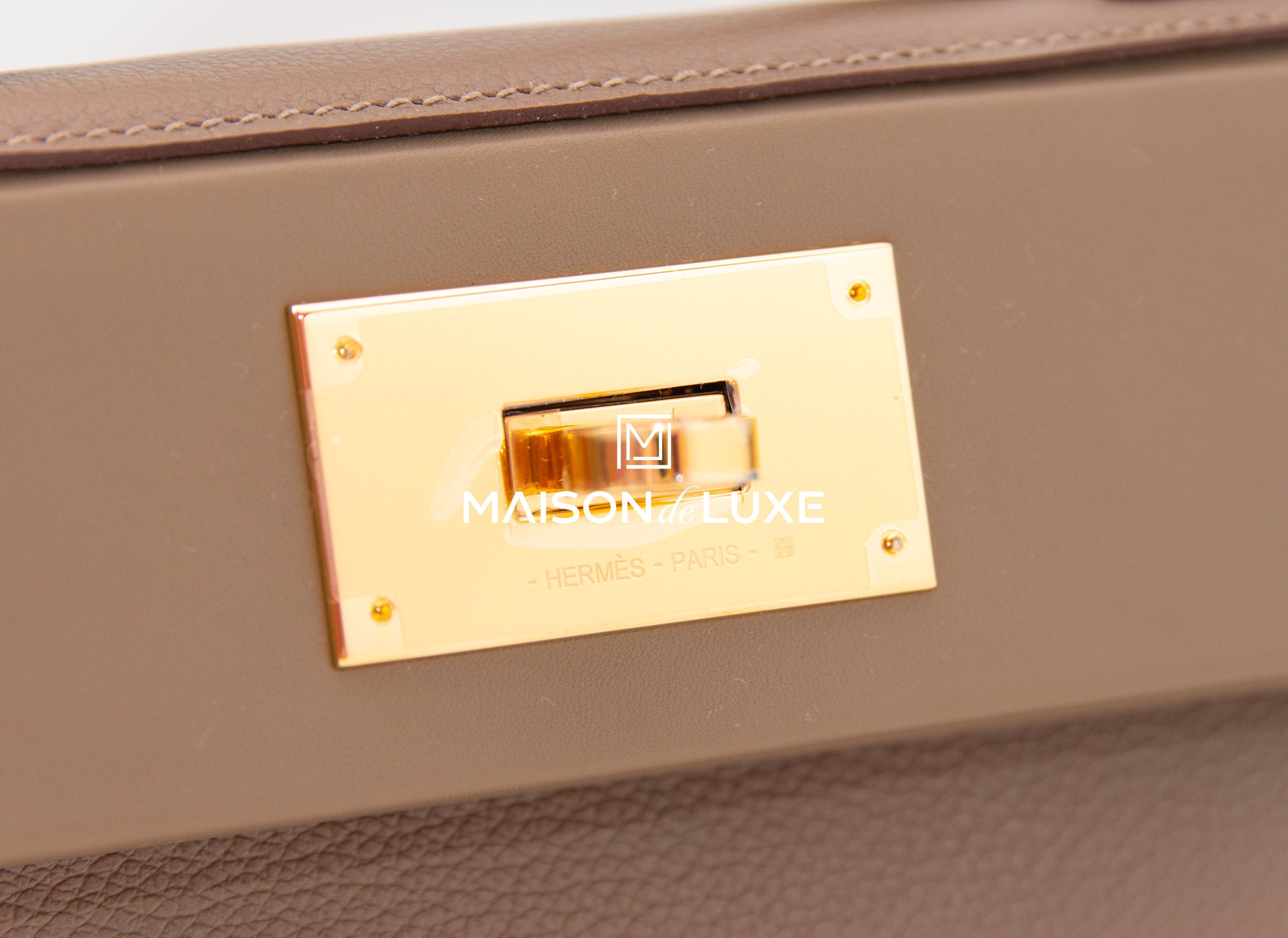 Hermes Mini 24/24 21 Bag Evercolor/Swift Calfskin in Black,Gold,Etoupe -  HoooGoods