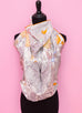 Hermes "Animapolis" White Twill Silk 90 cm Scarf