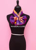 Hermes "L'Art du Sarasa" Purple Twill Silk 90 cm Scarf