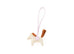 Hermes Craie / Gold / Mauve Pale Rodeo Bag Charm PM