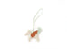 Hermes Craie / Vert Fizz / Gold Pegase Bag Charm PM