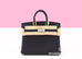 Hermes Birkin 25 Black Togo Palladium Hardware