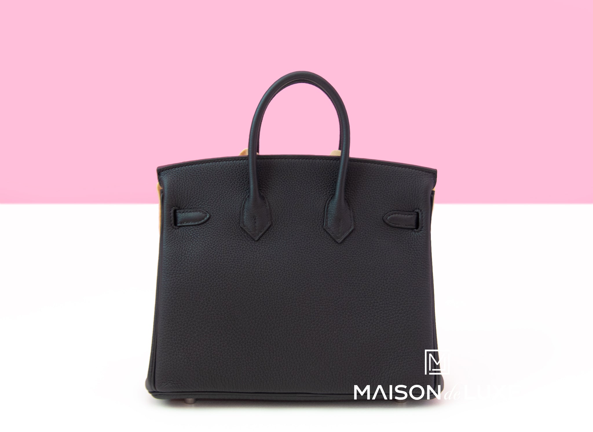 Hermès Birkin 25 Black Togo Leather With Palladium Hardware