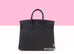 Hermes Birkin 25 Black Togo Palladium Hardware