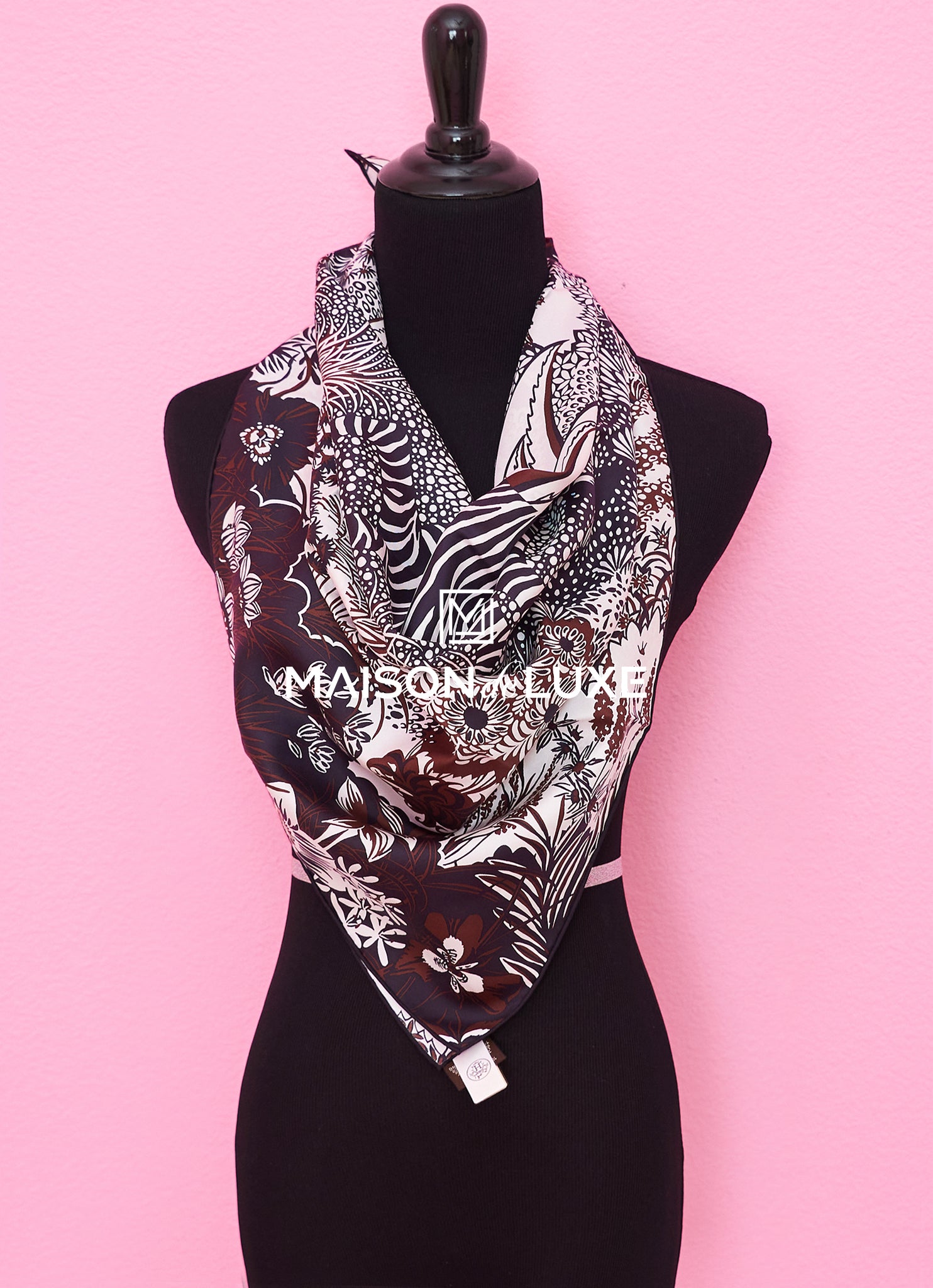 Women's Handmade 70% Cashmere 30% Silk Zebra Feather Print Wrap Scarf Shawl 53