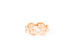 Hermes Rose Gold Chaine d'ancre Enchainee Ring 52