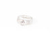 Hermes White Gold Diamond Collier de Chien Ring 52