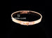 Hermes Rose Gold Diamond Kelly Bracelet SH