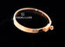 Hermes Rose Gold Diamond Kelly Bracelet SH