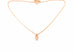 Hermes Rose Gold Diamond New Farandole Necklace