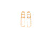 Hermes Yellow Gold Chaine d'ancre Danae Earrings
