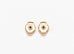 Hermes Yellow Gold Chaine d'ancre Danae Earrings