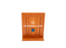 Hermes Classic Pleiade Leather Photo Frame Blue Izmir