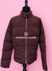 Hermes Rouge Sellier Piumino Puffer Coat M