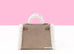 Hermes "Teddy" Mini Kelly II 20 Gris Caillou Etoupe Grizzly