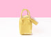 Hermes Mini Lindy 20 Limoncello Clemence Palladium Hardware