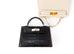 Hermes Mini Kelly II 20 Black HSS Matte Alligator