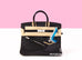 Hermes Rock Birkin 25 Black Volupto