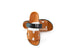 Hermes Men's Naturel / Noir Chypre Sandal 43