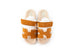 Hermes Men's Beige Kraft Shearling Chypre Sandal 43.5