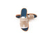Hermes Men's Blanc Gomme / Blue Celeste  Izmir Sandal 43