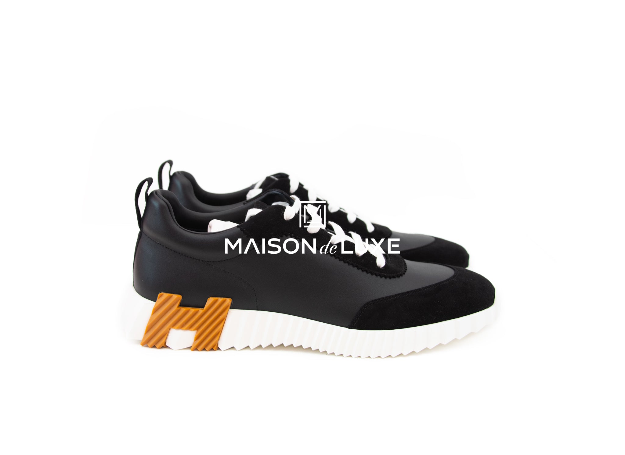 Hermes Men's Black Bouncing 45 Sneaker Shoes – MAISON de LUXE