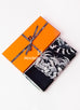 Hermes "Jungle Love Tattoo" Black Cashmere 140 GM Shawl Scarf