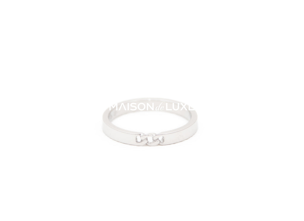 Hermes Platinum Ever Sellier PM Ring 52