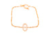 Hermes Rose Gold Diamond Chaine d'ancre Contour Bracelet LG
