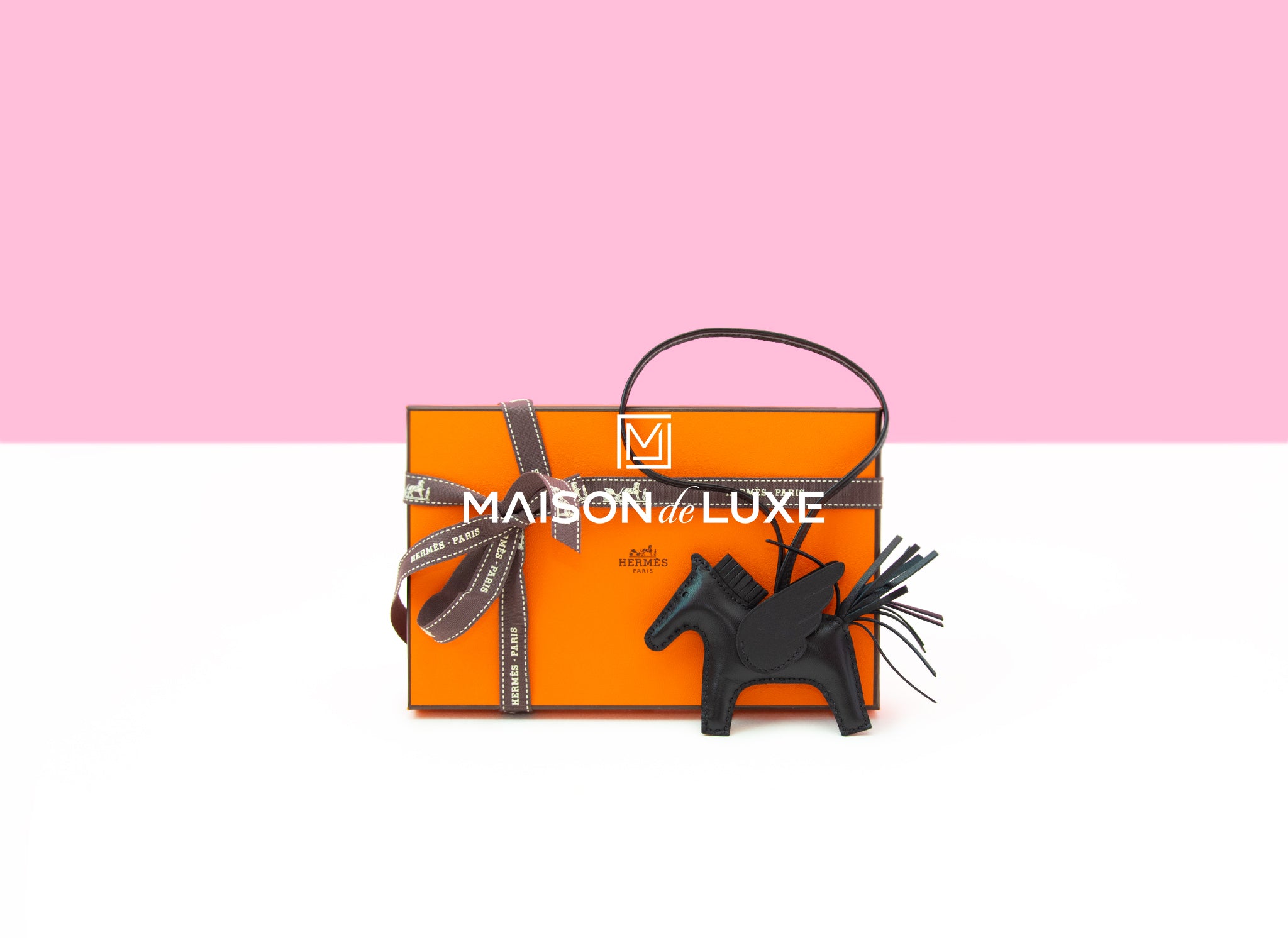 Hermes Black Pegase Bag Charm PM – MAISON de LUXE