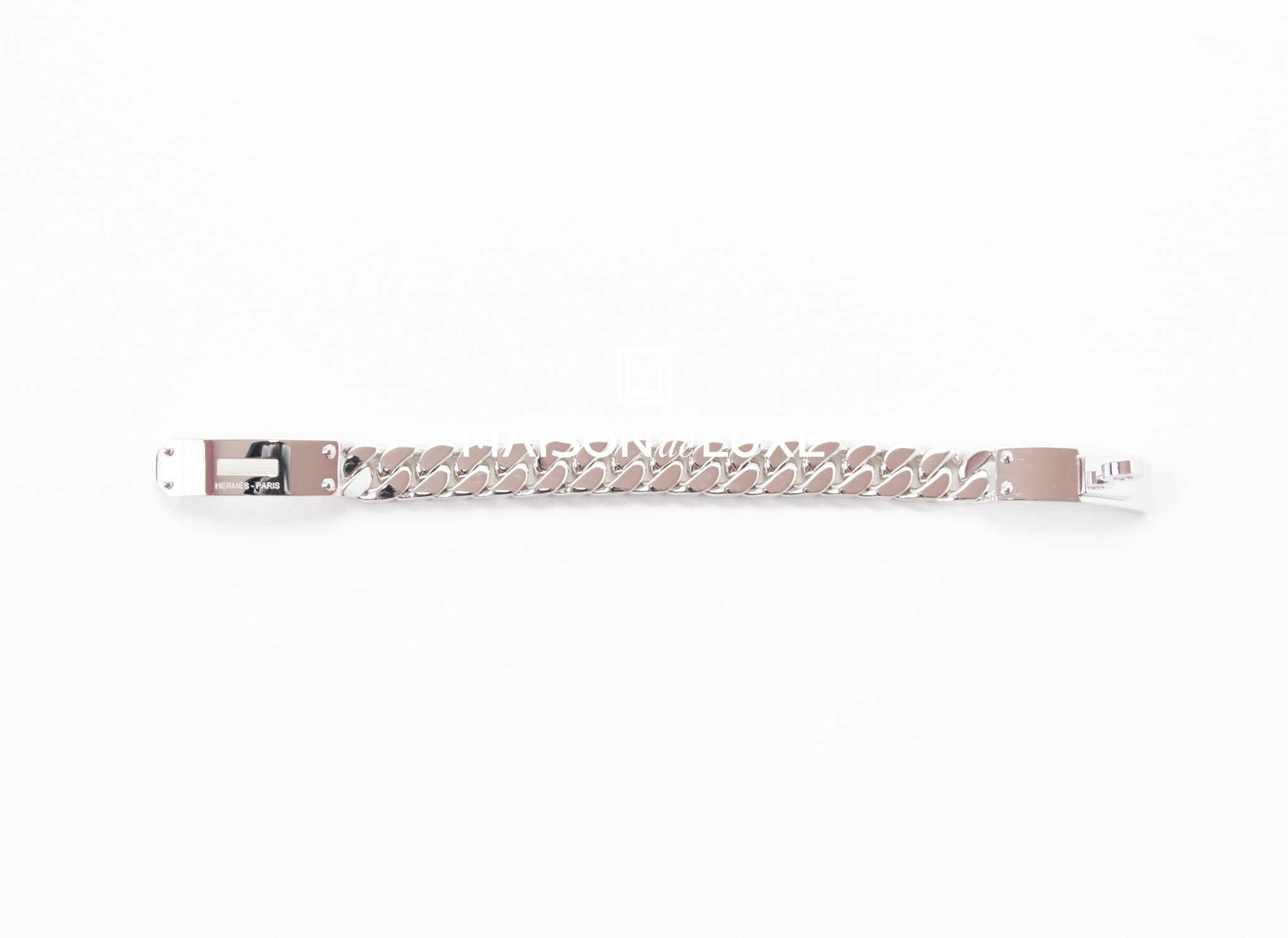 Shop Louis Vuitton Monogram Chain Bracelet (GOURMETTE MONOGRAM