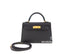 Hermes Mini Kelly II 20 Black Epsom Gold Hardware