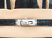Hermes Birkin 25 Black Shiny Lizard Palladium Hardware