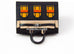 Hermes So Black Midnight Faubourg Birkin 20 Matte Alligator Handbag