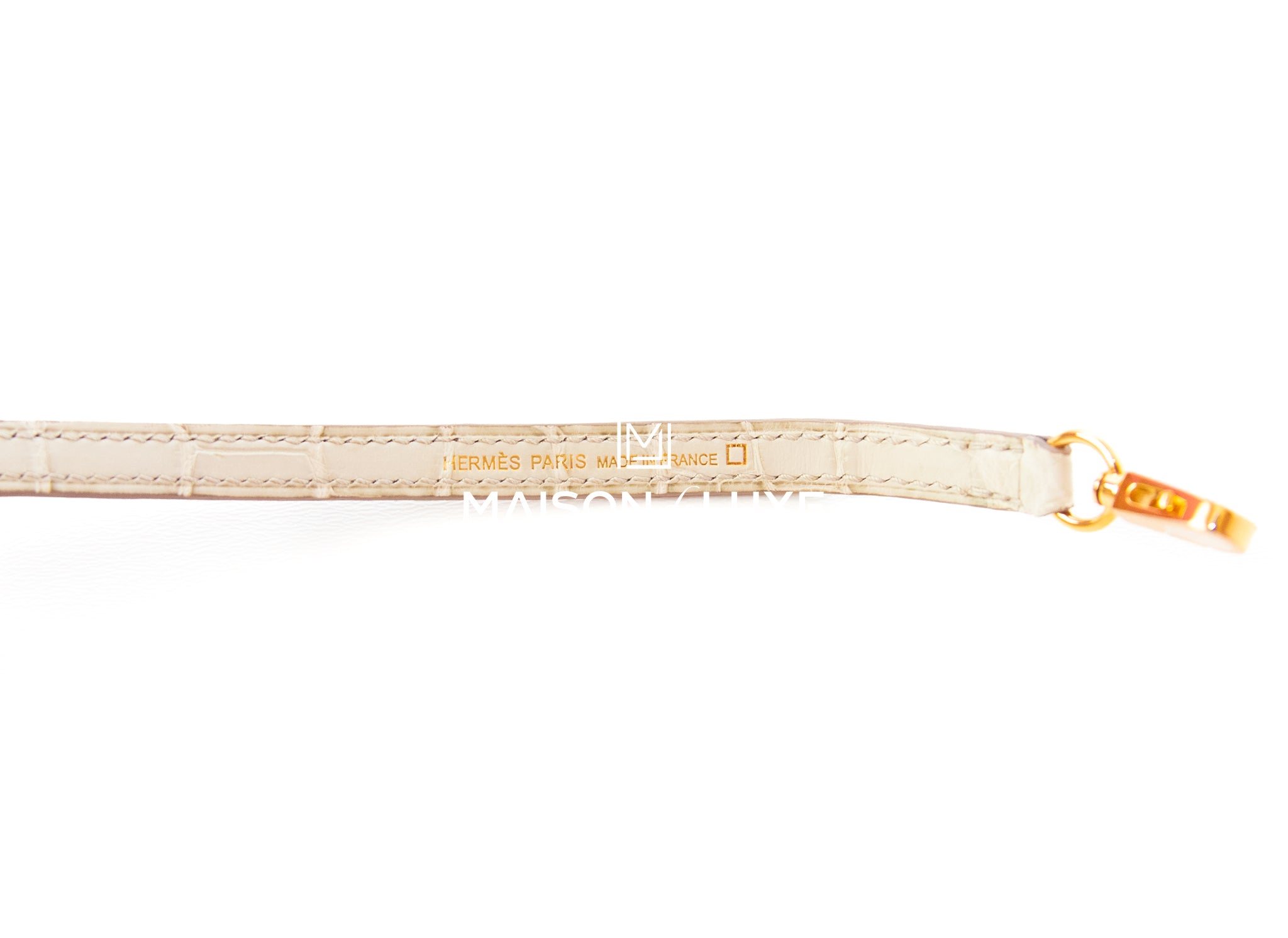 Hermès Kelly To Go Wallet Beton Matte Alligator Gold Hardware