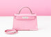 Hermes Mini Kelly II 20 5P Bubblegum Pink Matte Alligator