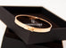 Hermes Rose Gold 4 Diamonds Kelly Bracelet ST