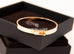 Hermes Rose Gold 4 Diamonds Kelly Bracelet ST