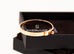 Hermes Rose Gold 4 Diamonds Kelly Bracelet ST