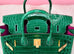 Hermes Vert Emerald Emeraude + Fuchsia Crocodile Bicolor Birkin 30 Handbag - New - MAISON de LUXE - 10