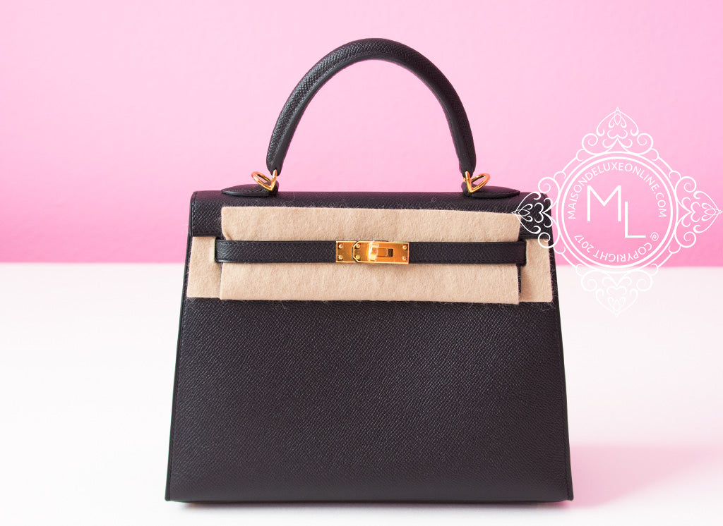 Brand New Hermes Kelly 25 Black Epsom Sellier GHW Hermes Kuala Lumpur (KL),  Selangor, Malaysia. Supplier